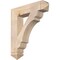 Ekena Millwork Olympic Arts & Crafts Smooth Bracket, Douglas Fir, 5 1/2"W x 28"D x 32"H BKT06X28X32OLY03SDF - alternate 1
